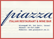 מסעדת פיאצה- בר מסעדה איטלקי